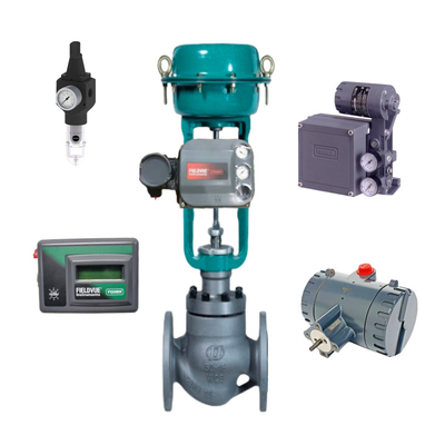 Katup kontrol Cina dilengkapi dengan Fisher DVC6200 DVC2000 DVC7k DVC510si posisi katup cerdas dan ASCO katup solenoid