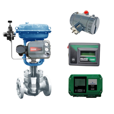 Katup kontrol Cina dilengkapi dengan Fisher DVC6200 DVC2000 DVC7k DVC510si posisi katup cerdas dan ASCO katup solenoid