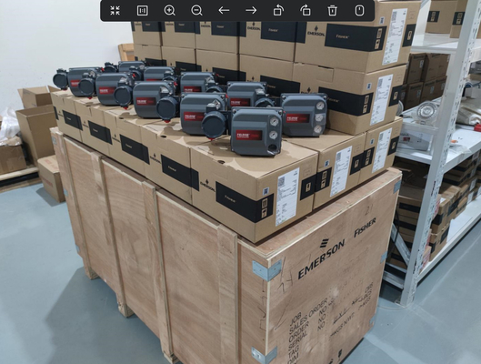 Stock Emerson Fisher Pneumatic Control Valve Kualitas tinggi DVC7K DVC6200 DVC2000 DIGITAL HART VALVE POSITIONER Dengan harga yang baik
