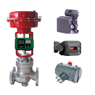 Katup kontrol Cina dilengkapi dengan Fisher DVC6200 DVC2000 DVC7k DVC510si posisi katup cerdas dan ASCO katup solenoid