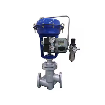DN250 Pneumatic Control Valves Dengan SVI2-21123121 Masoneilan Digital Valve Positioner Dan 78-40 Filter Regulator