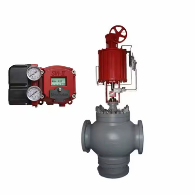 Elektropneumatik Aktuator Dengan Masoneilan Positioner SVI II ESD Valve Positioner Kontroler Valve Digital Listrik
