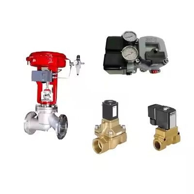 Klep Kontrol Pneumatik Terkenal China Dengan Masoneilan SVI2-21123121 Positioner Dan Burkert 5404 Solenoioid Valve