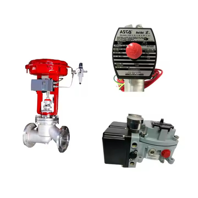China Control Valve Dengan Masoneilan SVI2-21113121 Valve Positioner Dan Emerson Asco L339 Seri Universal Solenoid Valve