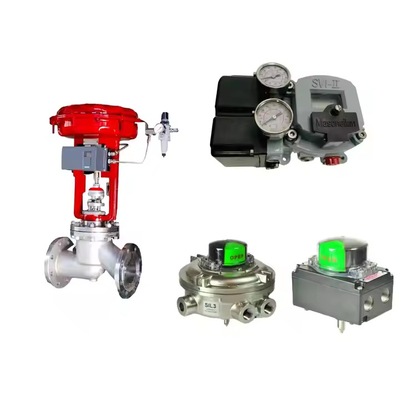 China Control Valve Dengan Masoneilan SVI2-21113121 Valve Positioner Dan Emerson Asco L339 Seri Universal Solenoid Valve