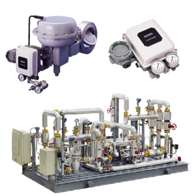 Tekanan / Kontrol Aliran Skid KOSO 710E/720E Klep Kupu-kupu Dan 6500RA Pneumatic Actuator Dan EPB811 Valve Positioner Set