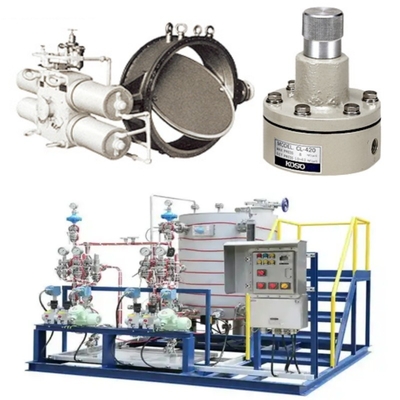 Klep Kontrol Aliran Skid Dilengkapi dengan KOSO 710C Control Valve 7300RA Silinder PRF400 Filter Pressure Reducing Valve