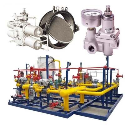 Klep Kontrol Aliran Skid Dilengkapi dengan KOSO 710C Control Valve 7300RA Silinder PRF400 Filter Pressure Reducing Valve