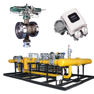 Skid Pengganti Katup Dengan KOSO 210C/220C/230C Katup Bola 6300RB Aktuator Dan EP801 Valve Positioner PRF310 Filter Udara