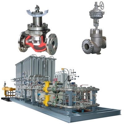 Slip Valve Kontrol Aliran Dilengkapi dengan KOSO Valves 500M/500D Dan 5200LA/6300LA Pneumatic Actuators EP800 Valve Positioners
