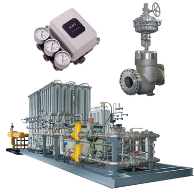 Slip Valve Kontrol Aliran Dilengkapi dengan KOSO Valves 500M/500D Dan 5200LA/6300LA Pneumatic Actuators EP800 Valve Positioners
