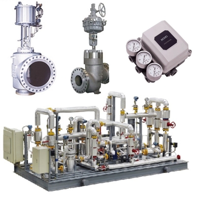 Slip Valve Kontrol Aliran Dilengkapi dengan KOSO Valves 500M/500D Dan 5200LA/6300LA Pneumatic Actuators EP800 Valve Positioners