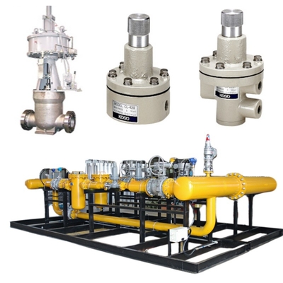 Katup Kontrol Aliran Skid Dan KOSO 400H Control Valve 5200LA/6100LA Pneumatic Actuator EP800 Positioner CL420/CL523 Lock Valve