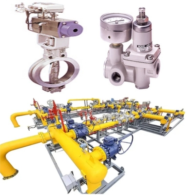 Kontrol Tekanan / Aliran Skid Dan KOSO Katup Dengan 6300RA/6300RB/5200LA Pneumatic Actuator Dengan EPA800/EPB800 CL420/CL523 Lock Valve Sets