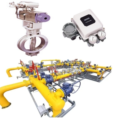 Kontrol Tekanan / Aliran Skid Dan KOSO Katup Dengan 6300RA/6300RB/5200LA Pneumatic Actuator Dengan EPA800/EPB800 CL420/CL523 Lock Valve Sets