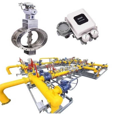 Kontrol Tekanan / Aliran Skid Dan KOSO Katup Dengan 6300RA/6300RB/5200LA Pneumatic Actuator Dengan EPA800/EPB800 CL420/CL523 Lock Valve Sets