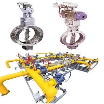 Kontrol Tekanan / Aliran Skid Dan KOSO Katup Dengan 6300RA/6300RB/5200LA Pneumatic Actuator Dengan EPA800/EPB800 CL420/CL523 Lock Valve Sets