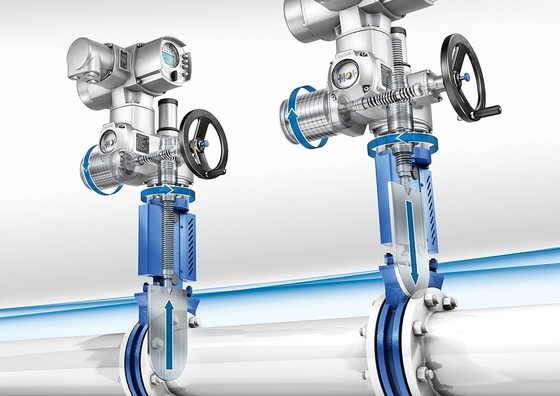SA 07.2 - 16.2 Multi Turn Actuator Dengan Unit Kontrol Terintegrasi Oleh AUMA