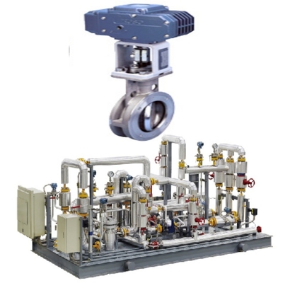 Tekanan / Kontrol Aliran Skid Clothing Dan KOSO Valve Dengan 3620R / 3500R / 3500L / 3600R / 3600L / 3620R / 3620L Solid State Electronic Actuators Set Lengkap