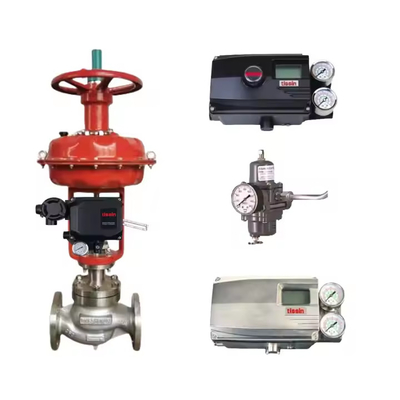 Penyedia saham Tissin katup posisier TS600 TS800 SMC regulator filter dengan aktuator Cina sebagai Control Valves