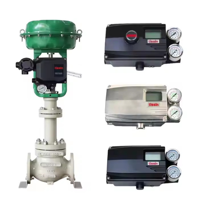 Penyedia saham Tissin katup posisier TS600 TS800 SMC regulator filter dengan aktuator Cina sebagai Control Valves