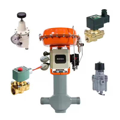 Penyedia stok KOSO 800 seri positioner katup elektro-pneumatik Dengan ASCO Solenoid Valve Di stok