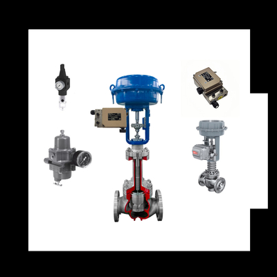 Samson 4763 Single Acting Electropneumatic Positioner Dengan Katup Kontrol Cina