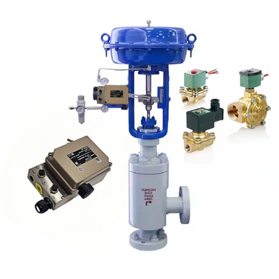 Supplier Stock Parts Samson Series Type 4763 Electropneumatic Positioner With Burkert Solenoid Valve Untuk Klep Merek Cina