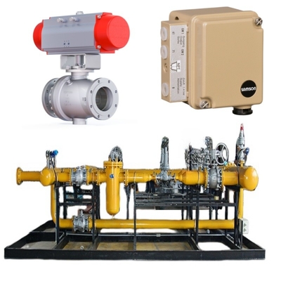 Skid Pengganti Katup Dilengkapi Dengan Katup Samson Model 44-11 Katup Solenoid Model 3962, Dan Switch Batas Model 4747