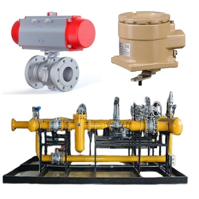Skid Pengganti Katup Dilengkapi Dengan Katup Samson Model 44-11 Katup Solenoid Model 3962, Dan Switch Batas Model 4747