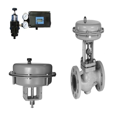 Samson 3241 Globe Valve Dan 3271 Pneumatic Actuator, Dilengkapi dengan Valve Positioner berkualitas tinggi yang diproduksi di dalam negeri
