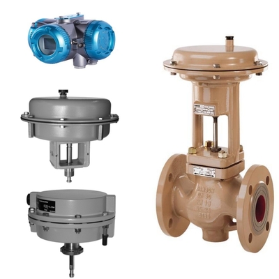 Samson 3222 klep, dipasangkan dengan 3271/3277 Pneumatic Actuator Produksi domestik Positioner