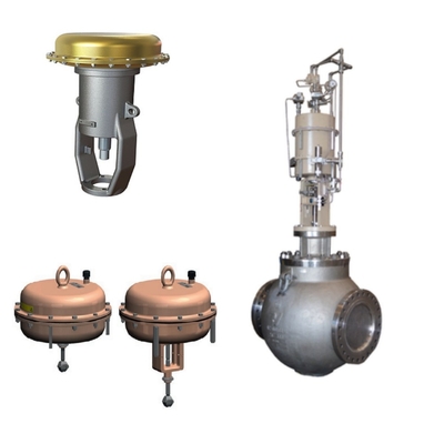 Samson 3222 klep, dipasangkan dengan 3271/3277 Pneumatic Actuator Produksi domestik Positioner