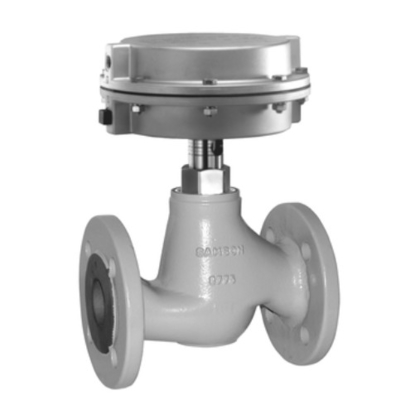 Samson 3222 klep, dipasangkan dengan 3271/3277 Pneumatic Actuator Produksi domestik Positioner