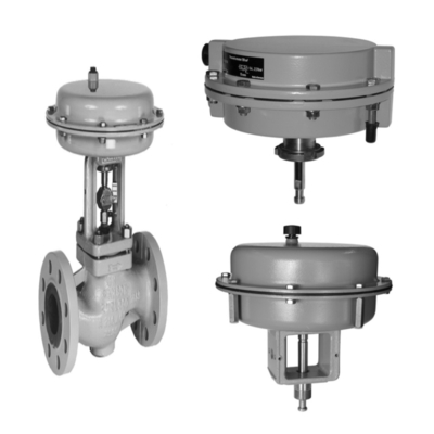 Samson 3241 Globe Valve Dan 3271 Pneumatic Actuator, Dilengkapi dengan Valve Positioner produksi domestik