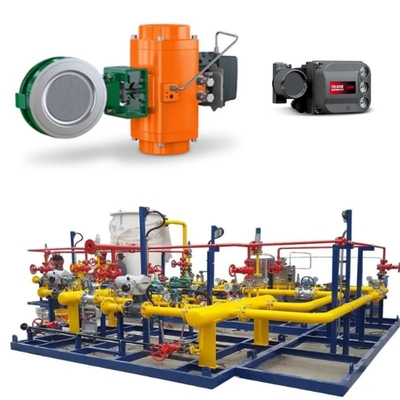 Katup kupu-kupu Fisher dengan Bettis Pneumatic Actuator dan DVC6200 Controller