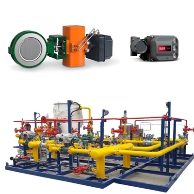 Katup kupu-kupu Fisher dengan Bettis Pneumatic Actuator dan DVC6200 Controller