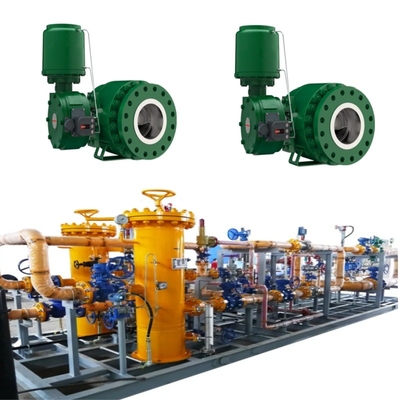 Skid Pengganti Katup Dengan Katup Kontrol FisherV280 1061Actuator Fisher DVC7K Atau DVC6200 Valve Positioner