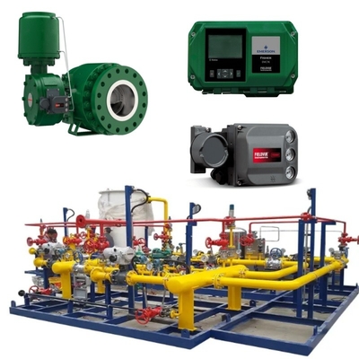 Skid Pengganti Katup Dengan Katup Kontrol FisherV280 1061Actuator Fisher DVC7K Atau DVC6200 Valve Positioner