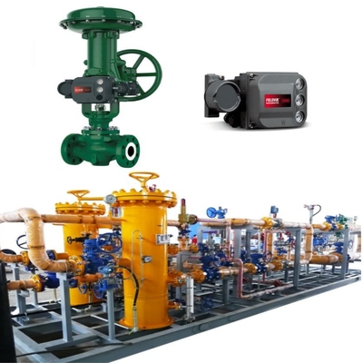 Skid Switch Valve Dengan Fisher Easy-e ED Control Valve 585C/657/667 Aktuator Dan DVC6020 Kontrol Valve Cerdas