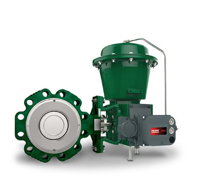 Skid Switch Valve Dengan Fisher 8590 Butterfly Valve 2052 Aktuator Dan DVC6200 Kontroler Valve Cerdas