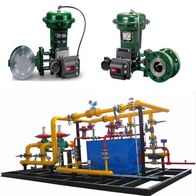 Skid Switch Valve Dilengkapi dengan Fisher 8560 Valve Dengan 1052 Aktuator Dan DVC6000 Seri Digital Valve Controller