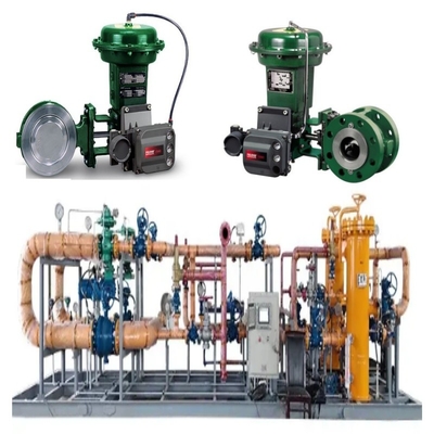 Skid Switch Valve Dilengkapi dengan Fisher 8560 Valve Dengan 1052 Aktuator Dan DVC6000 Seri Digital Valve Controller