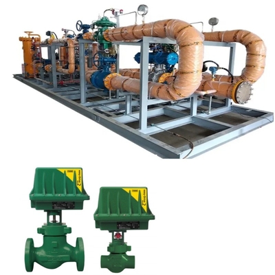 Katup Kontrol Aliran Skid Dengan EMERSON Fisher D3/D4 Katup Kontrol Dengan Generasi 2 Easy-Drive Electric Actuator