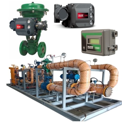 Klep Kontrol Aliran Skid Dengan Emerson Fisher GX Control Valve Dan Aktuator Dengan DVC6200/DVC2000 Valve Positioner