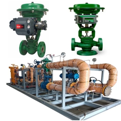 Klep Kontrol Aliran Skid Dengan Emerson Fisher GX Control Valve Dan Aktuator Dengan DVC6200/DVC2000 Valve Positioner