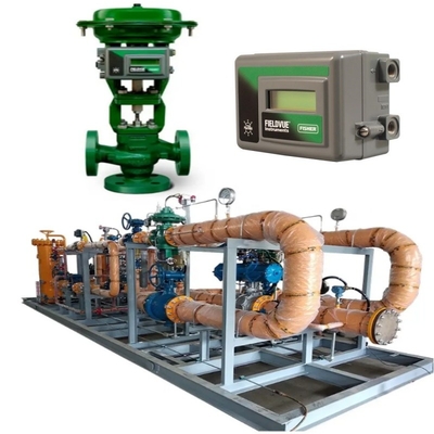 Klep Kontrol Aliran Skid Dengan Emerson Fisher GX Control Valve Dan Aktuator Dengan DVC6200/DVC2000 Valve Positioner