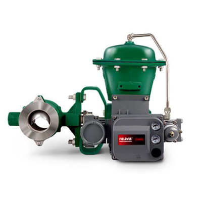 Katup Kontrol Aliran Skid dengan Fisher Vee-Ball V150/V200/V300 katup kontrol 2052 aktuator DVC6200 Positioner
