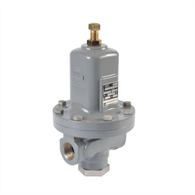 Skid katup gas alam yang dilengkapi dengan regulator tekanan seri Emerson Fisher MR95/MR95L/MR95H dan WIKA Pressure Gauge