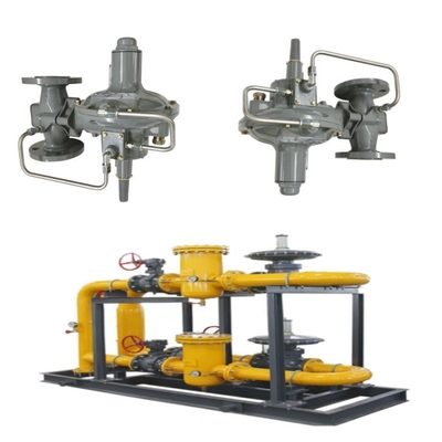 Tekanan / Kontrol Aliran Skid Emerson Fisher 299H/299HV/299HR/299HVR regulator tekanan dan Wicka pressure gauge set